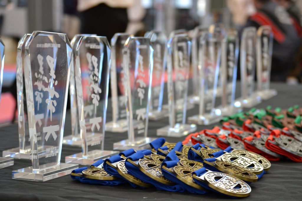 Medals and Tropies from GKR NSW Black Belt Open
