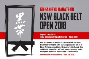 2018 nsw black belt open tournament