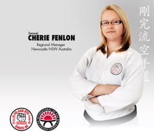 Cherie Fenlon, Regional Manager for New South Wales at GKR Karate