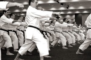 Black belt Group Punch