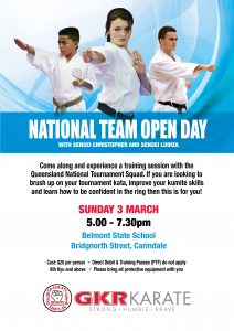 national team open day queensland 2019