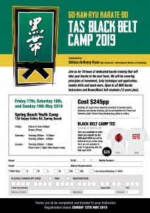 black belt camp 2019 tasmania