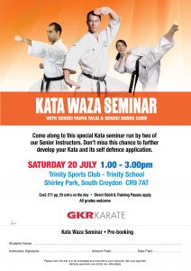 kata waza seminar july 2019