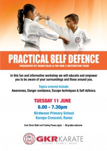 practical self defence new zealand 2019
