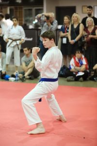 Harry Simms in Action at the GKR Karate World Cup