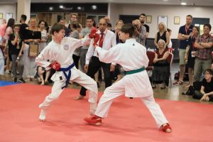 Harry Simms in Action at the GKR Karate World Cup