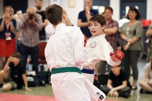 Harry Simms in Action at the GKR Karate World Cup