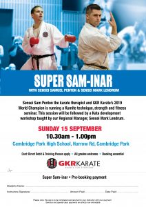 uk karate day camp super saminar