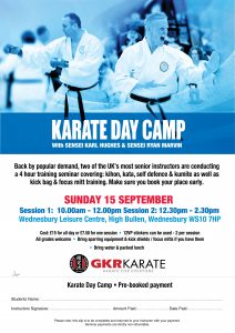 united kingdom karate day camp