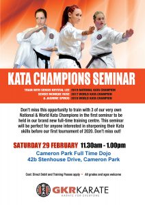 nsw kata champions seminar