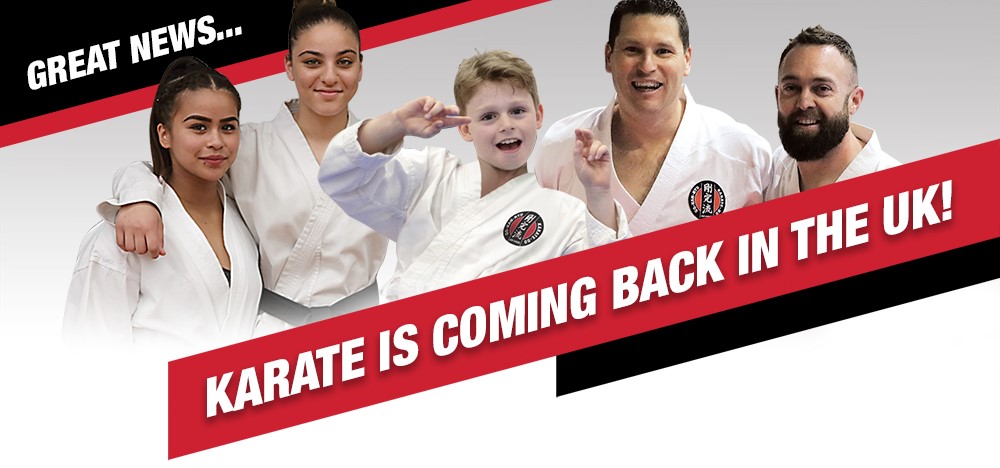karate is back in the uk