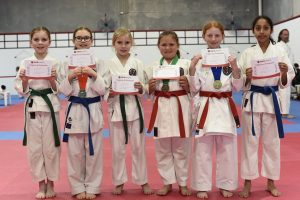 Participants competing in the Region 12 Kata Carnival in May 2021