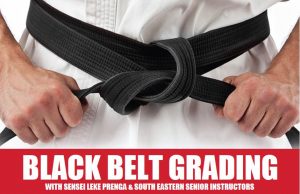black belt grading with sensei leke prenga and south eastern senior instructors