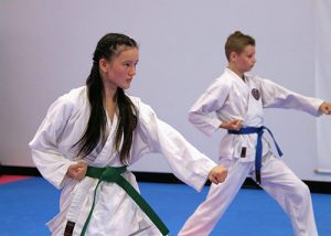 Karate class in progress at Wollongong Karate and Fitness