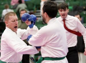 green belt students fighting with each other