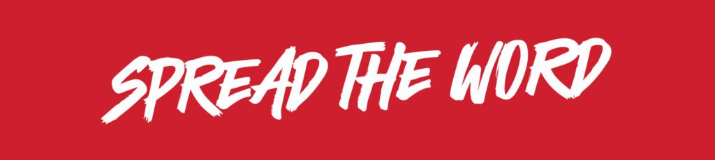 spread the word banner